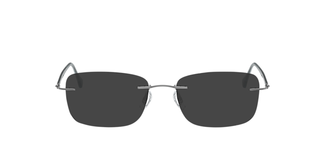 RB8725 Gunmetal TitanEyeglass Frames von B24, mit getönten Gläsern