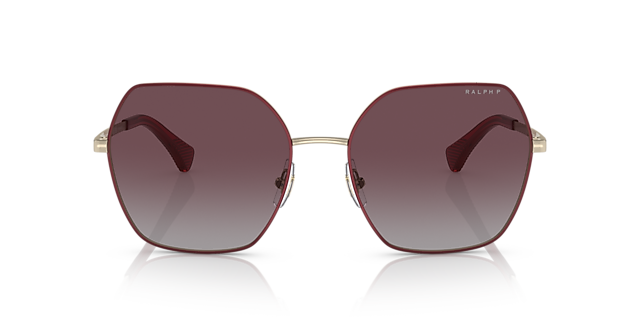 RA4138 Bordeaux MetaalSunglass Frames van B24, Vooraanzicht