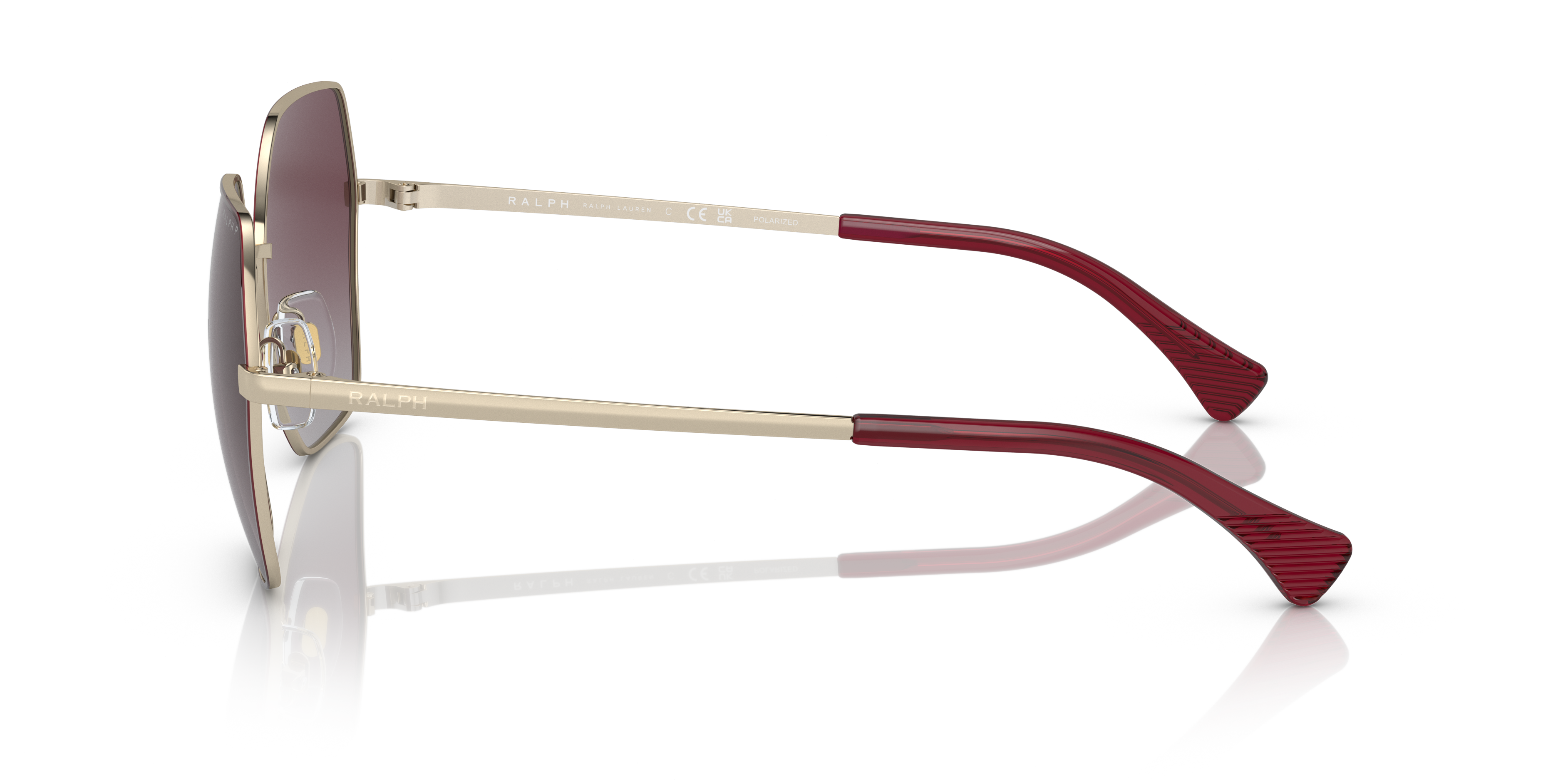 RA4138 Bordeaux MetallSunglass Frames von B24, Seitenansicht