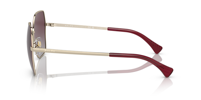 RA4138 Bordeaux MetaalSunglass Frames van B24, Zijaanzicht