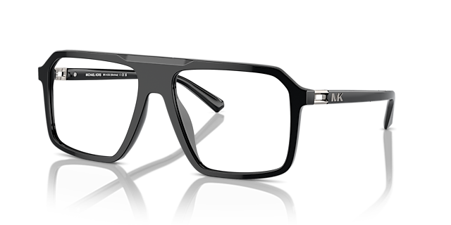 MK4123U Schwarz AcetatEyeglass Frames von B24, Dreiviertelansicht