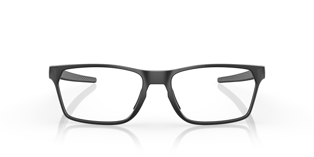 Hex Jector Schwarz satiniert KunststoffEyeglass Frames von B24, Vorderansicht