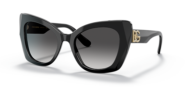 DG4405 Schwarz AcetatSunglass Frames von B24, Dreiviertelansicht