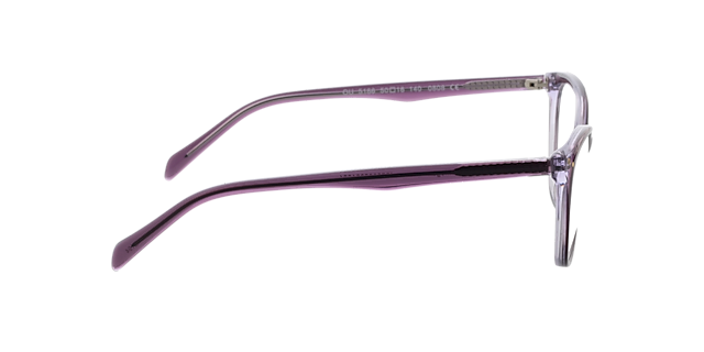 Megan Bilayer Crystal Purple AcetatEyeglass Frames von B24, Seitenansicht