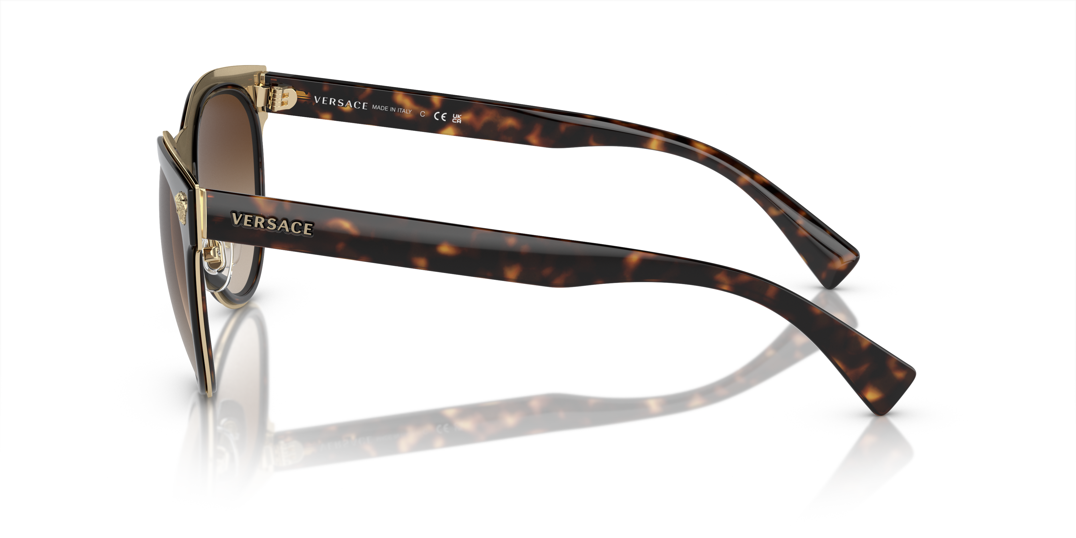 VE2198 Havana MetallSunglass Frames von B24, Seitenansicht