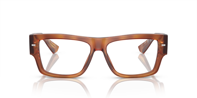 DG3379 Ginger Havana AcetaatEyeglass Frames van B24, Vooraanzicht