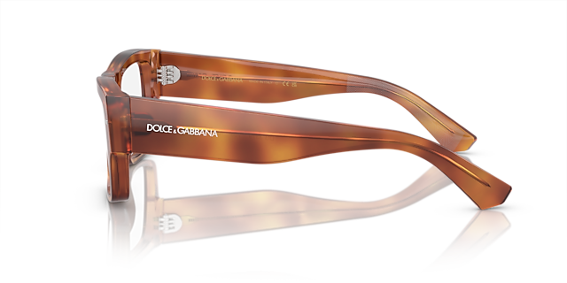 DG3379 Ginger Havana AcetaatEyeglass Frames van B24, Zijaanzicht