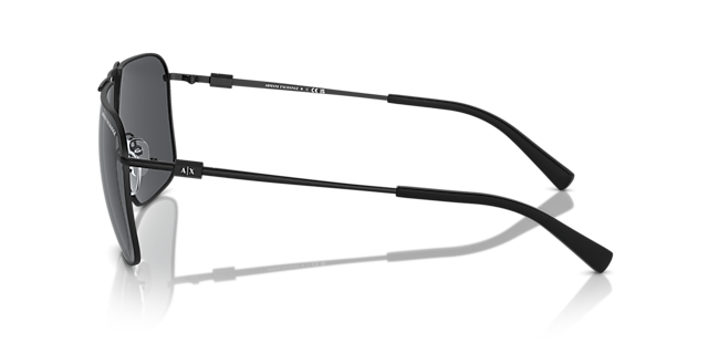 AX2050S Matt Schwarz MetallSunglass Frames von B24, Seitenansicht