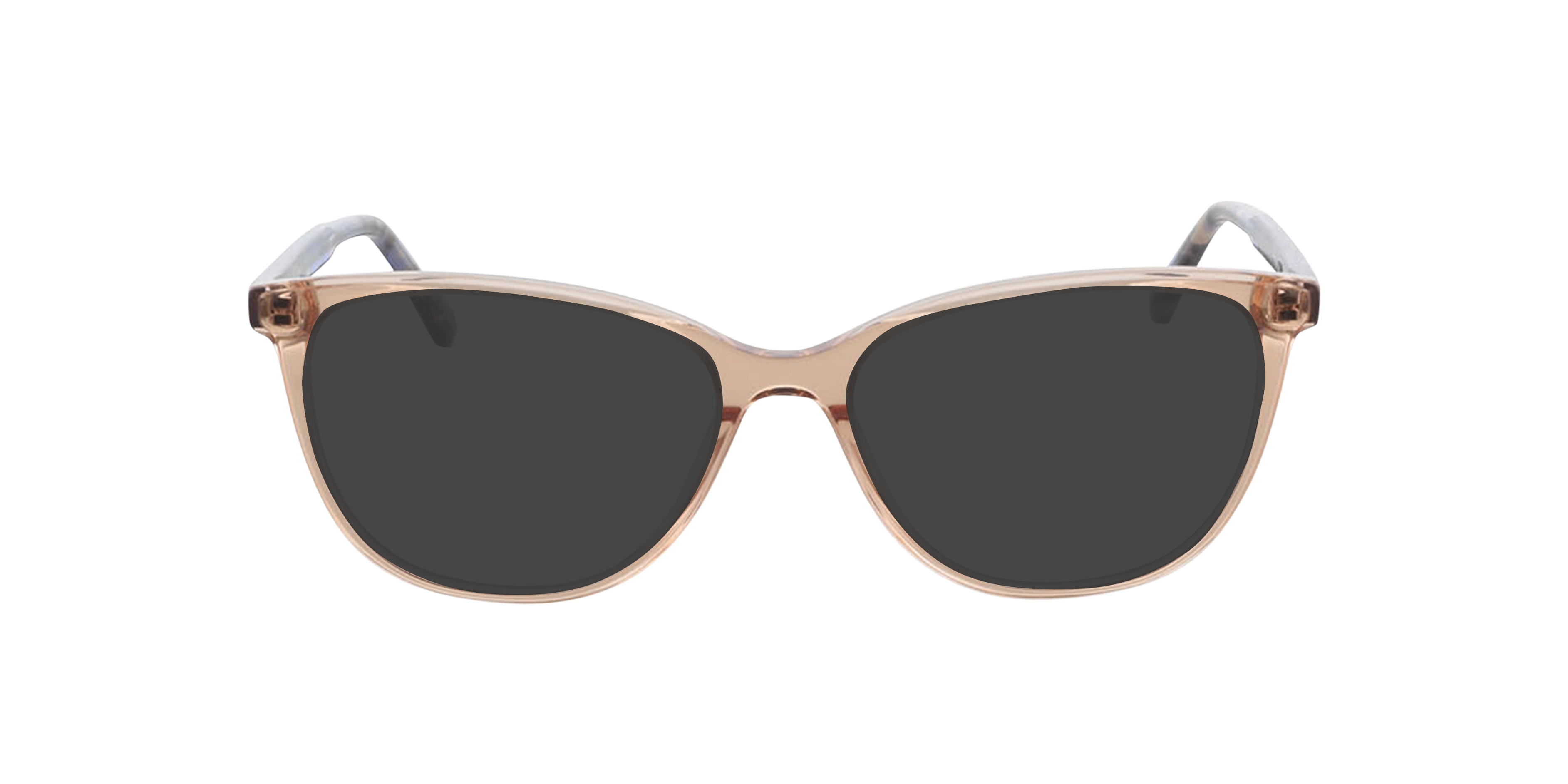 Milano Tweelaags koraal  &  kristal paars AcetaatEyeglass Frames van B24, met getinte lenzen