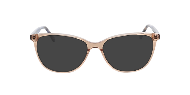 Milano Tweelaags koraal & kristal paars AcetaatEyeglass Frames van B24, met getinte lenzen