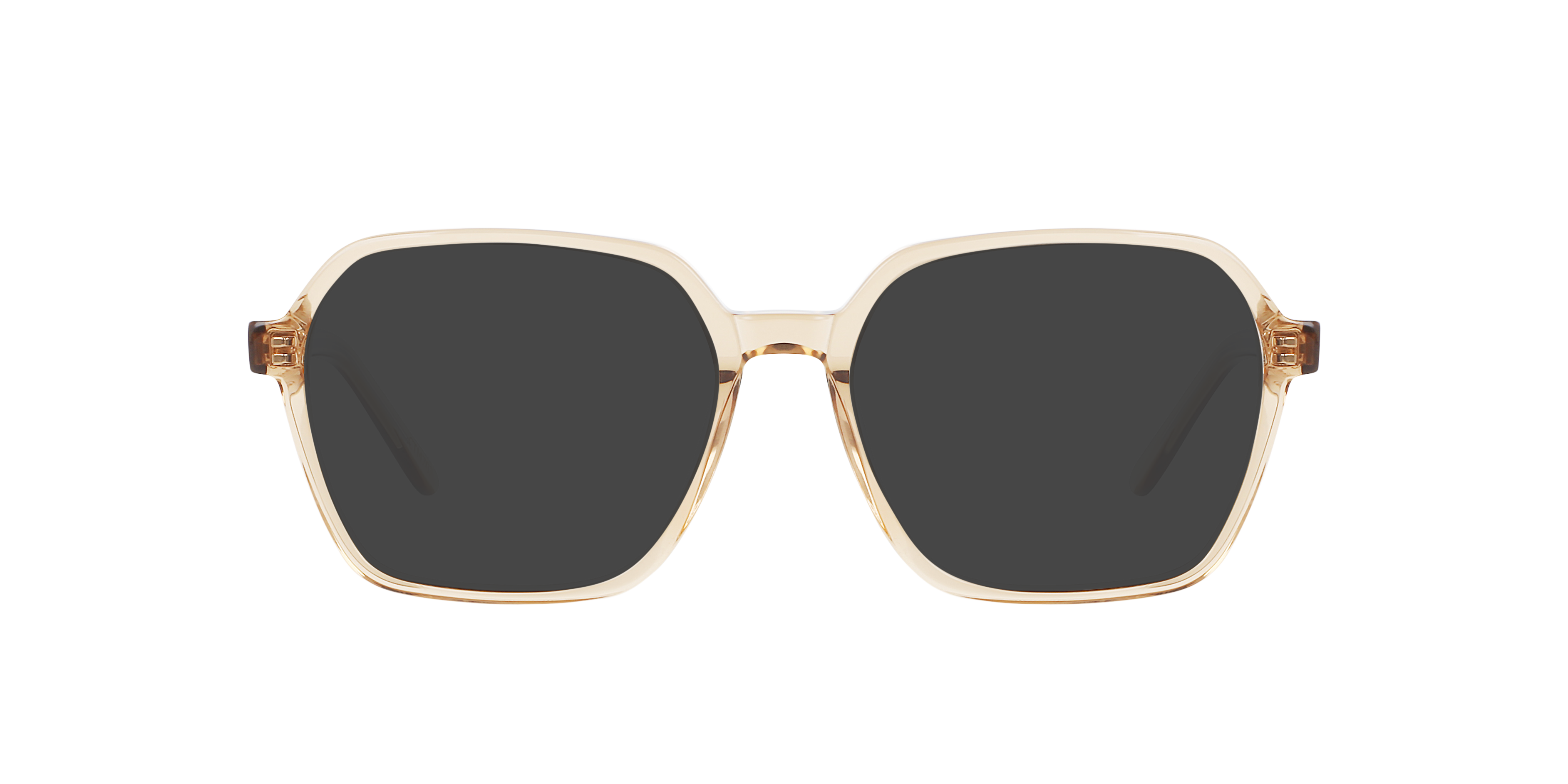 Dallas CT Crystal Caramel AcetatEyeglass Frames von B24, mit getönten Gläsern