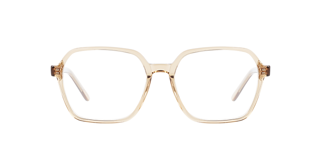 Dallas CT Crystal Caramel AcetatEyeglass Frames von B24, Vorderansicht