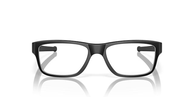 Marshal™ (TruBridge™) Satijnglans zwart KunststofEyeglass Frames van B24, Vooraanzicht