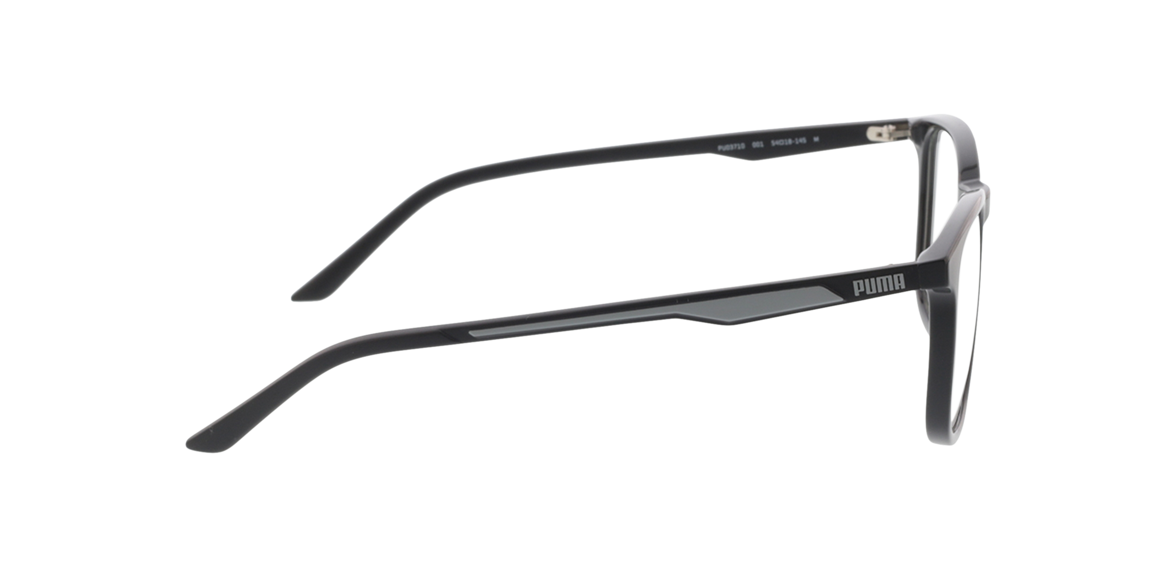 PU0371O Schwarz KunststoffEyeglass Frames von B24, Seitenansicht