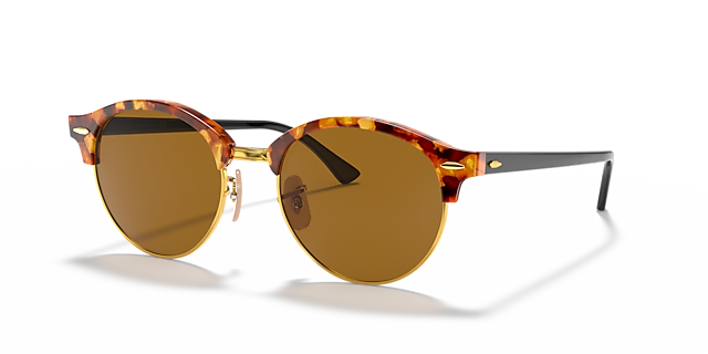 RB4246 Bruin Havana AcetaatSunglass Frames van B24, Hoekweergave