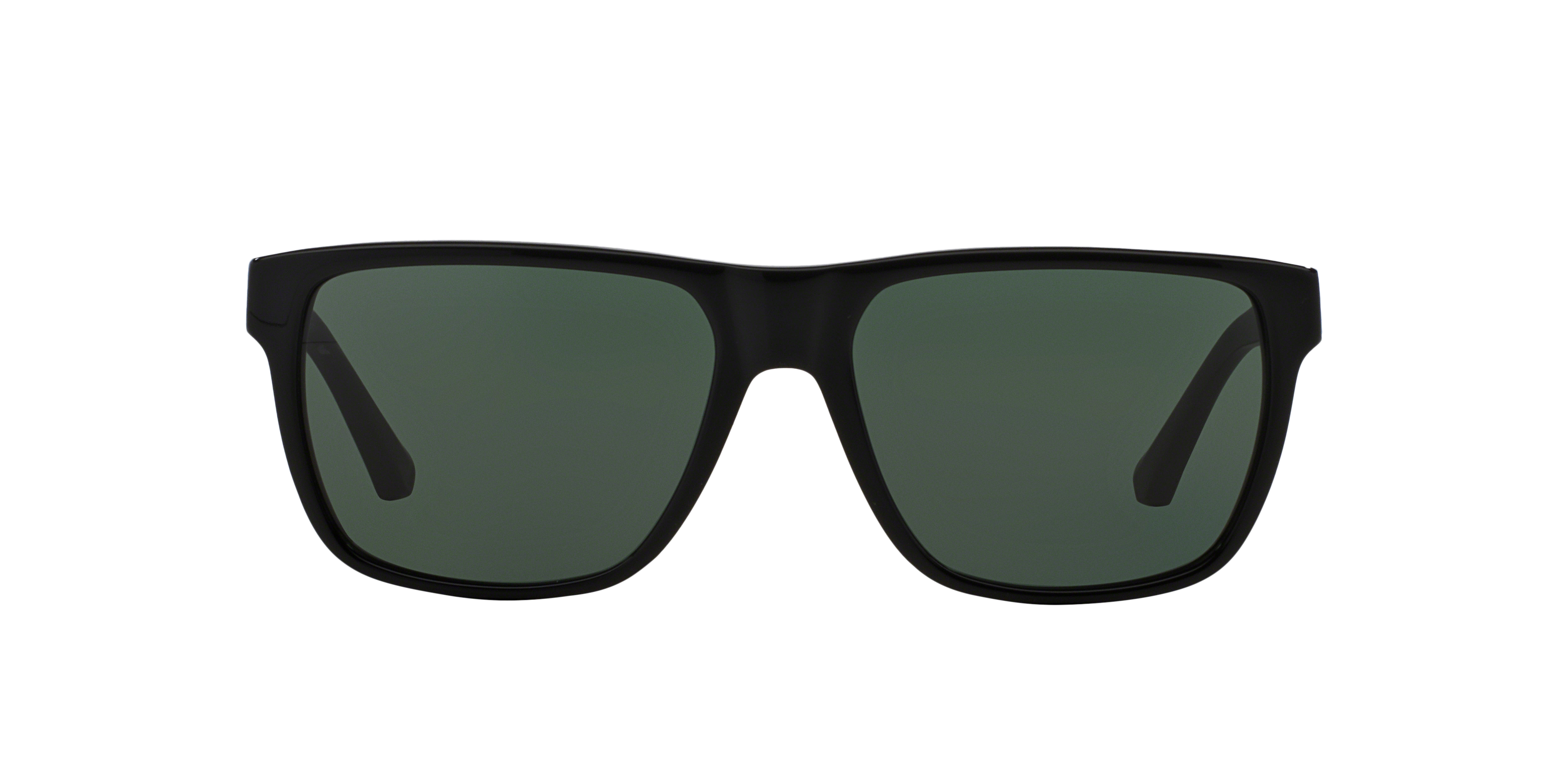 Emporio Armani 8053672287097 Schwarz Glänzend/shiny Black/havana, Size: Large
