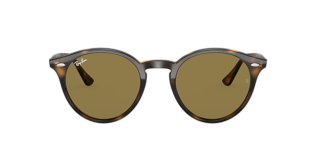 RB2180 Licht Havana KunststofSunglass Frames van B24, met getinte lenzen