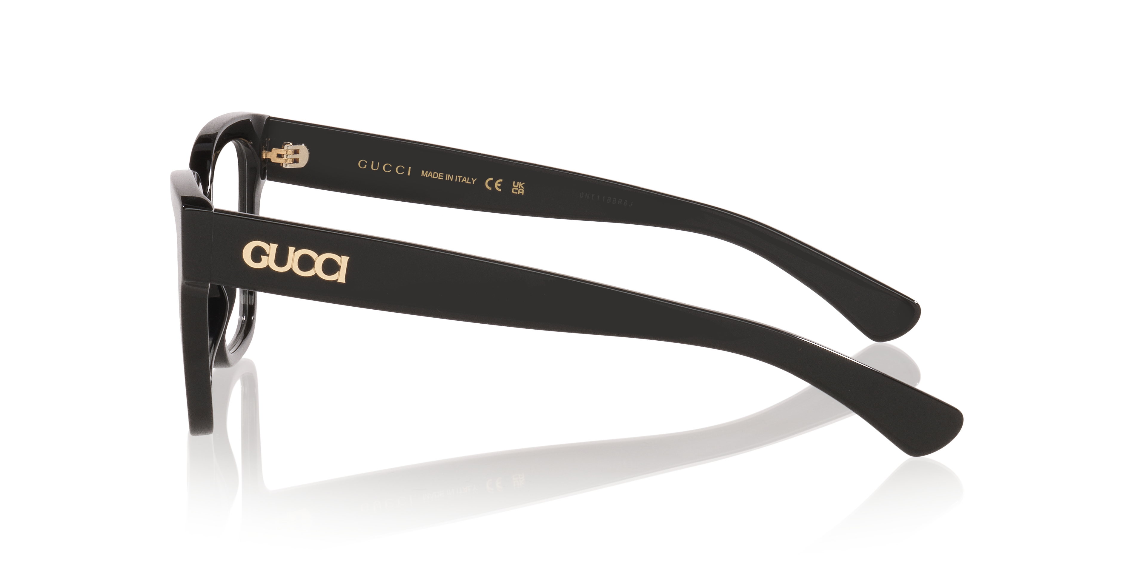 GG1791O Schwarz AcetatEyeglass Frames von B24, Seitenansicht