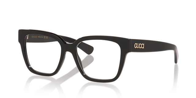 GG1791O Schwarz AcetatEyeglass Frames von B24, Dreiviertelansicht