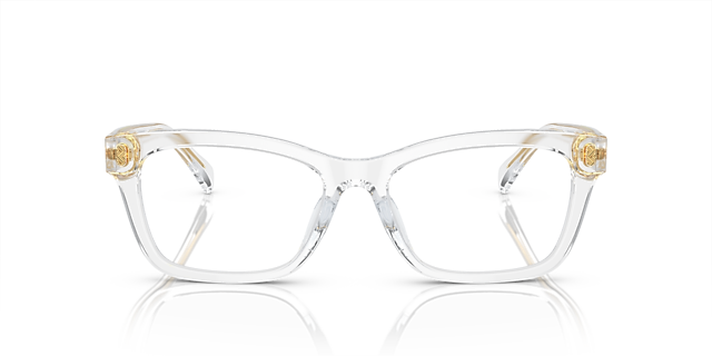 RA7154U Glanzend Kristal AcetaatEyeglass Frames van B24, Vooraanzicht