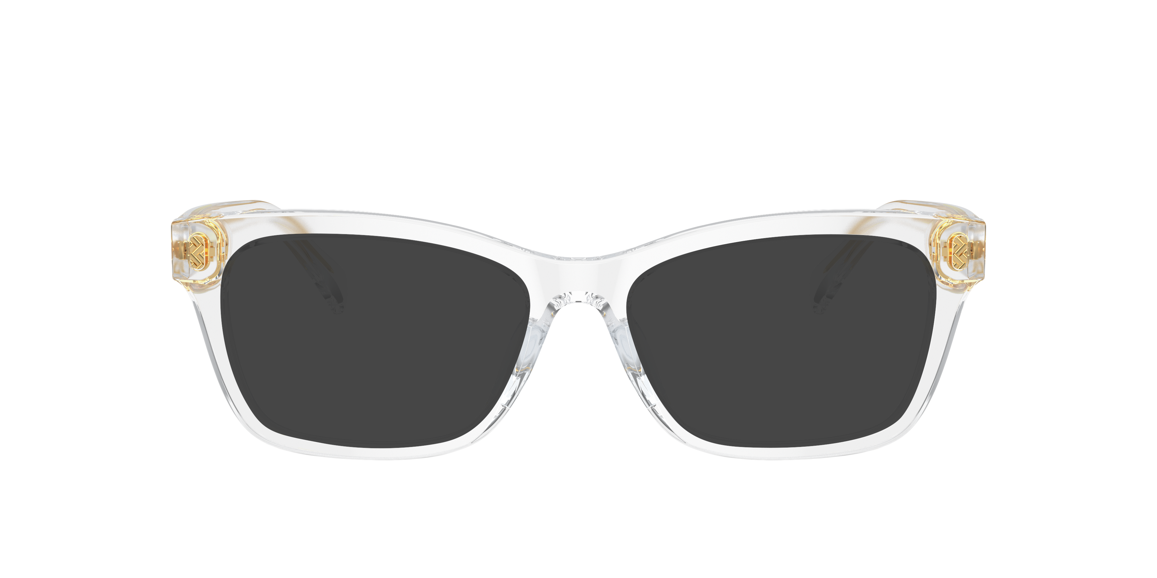 RA7154U Crystal glänzend AcetatEyeglass Frames von B24, mit getönten Gläsern