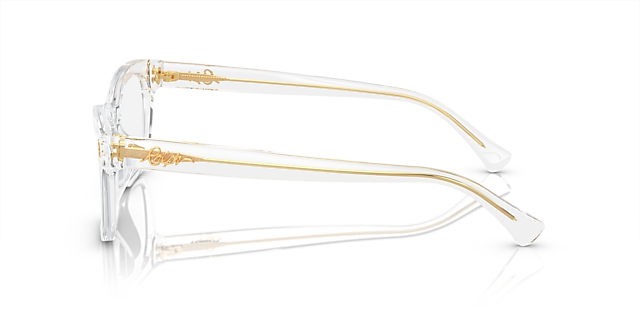 RA7154U Glanzend Kristal AcetaatEyeglass Frames van B24, Zijaanzicht