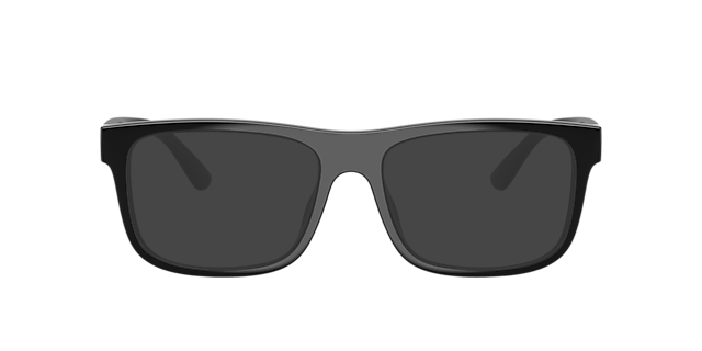 PH2290U Schwarz glänzend KunststoffEyeglass Frames von B24, mit getönten Gläsern