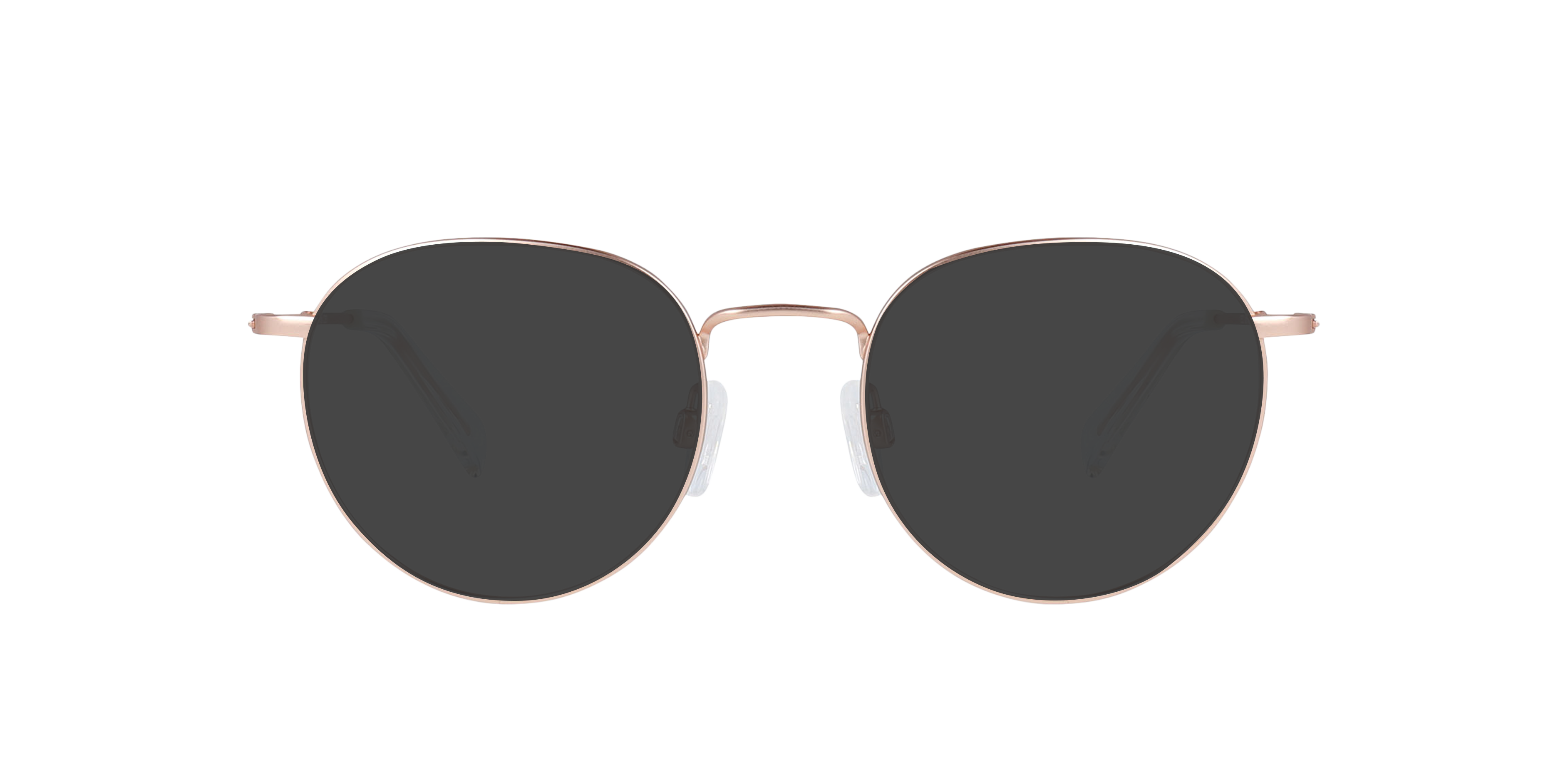 Ceo Large Rose Champagne Titanium TitanEyeglass Frames von B24, mit getönten Gläsern