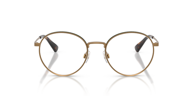 PH1241 Semishiny Brass MetaalEyeglass Frames van B24, Vooraanzicht