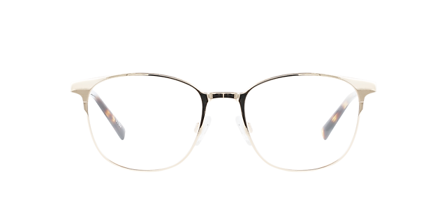 Luna Light Gold Titanium TitanEyeglass Frames von B24, Vorderansicht