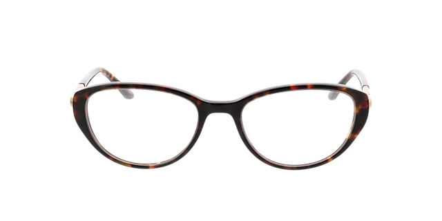 Gloria Havana  &  Gold AcetatEyeglass Frames von B24, Vorderansicht