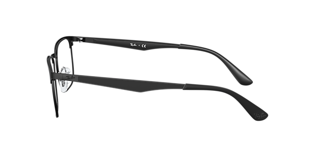 RB6363 Schwarz MetallEyeglass Frames von B24, Seitenansicht