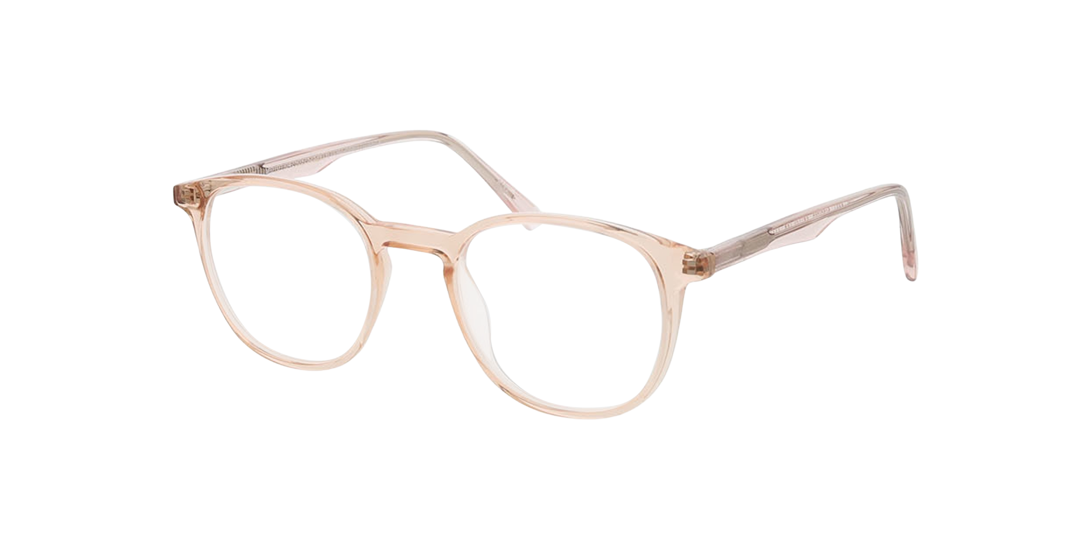 Stanford Kristal nude KunststofEyeglass Frames van B24, Hoekweergave