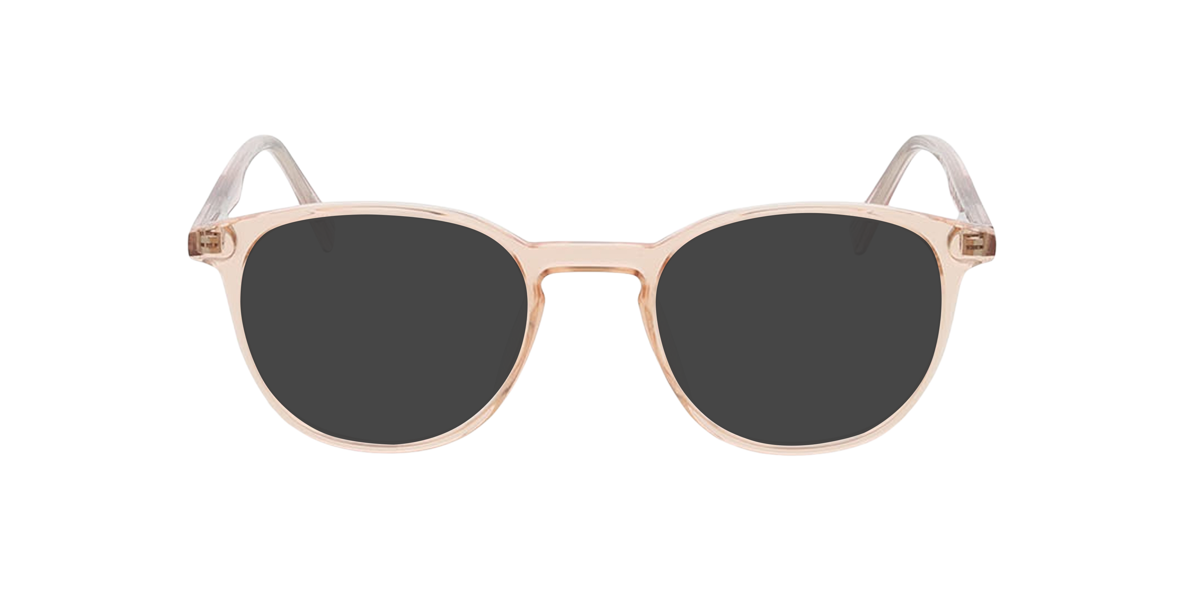 Stanford Kristal nude KunststofEyeglass Frames van B24, met getinte lenzen