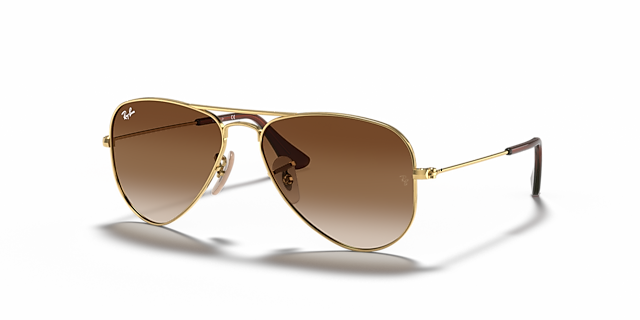 RB9506S Arista goud MetaalSunglass Frames van B24, Hoekweergave