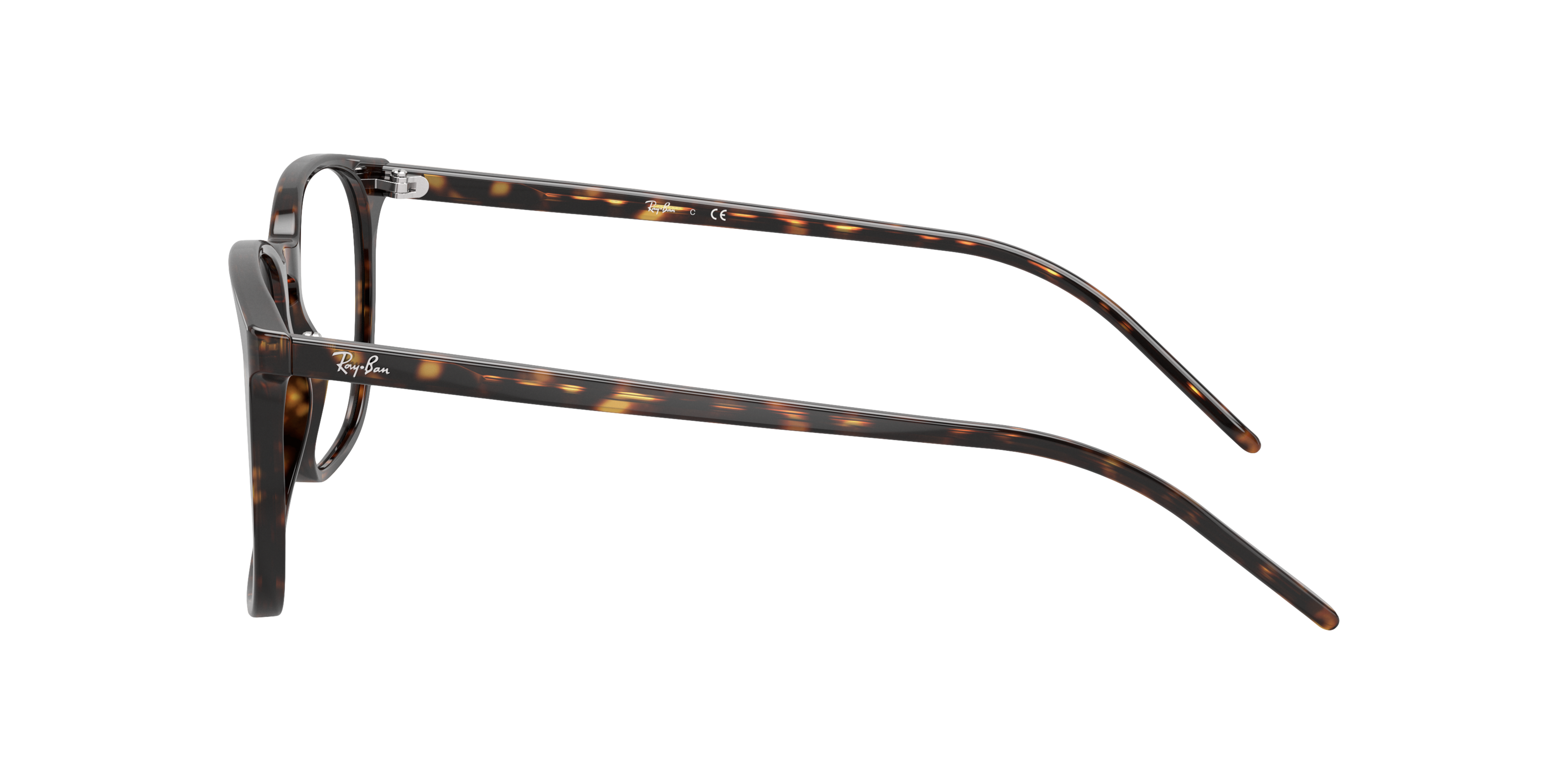 RB5387 Havana AcetaatEyeglass Frames van B24, Zijaanzicht