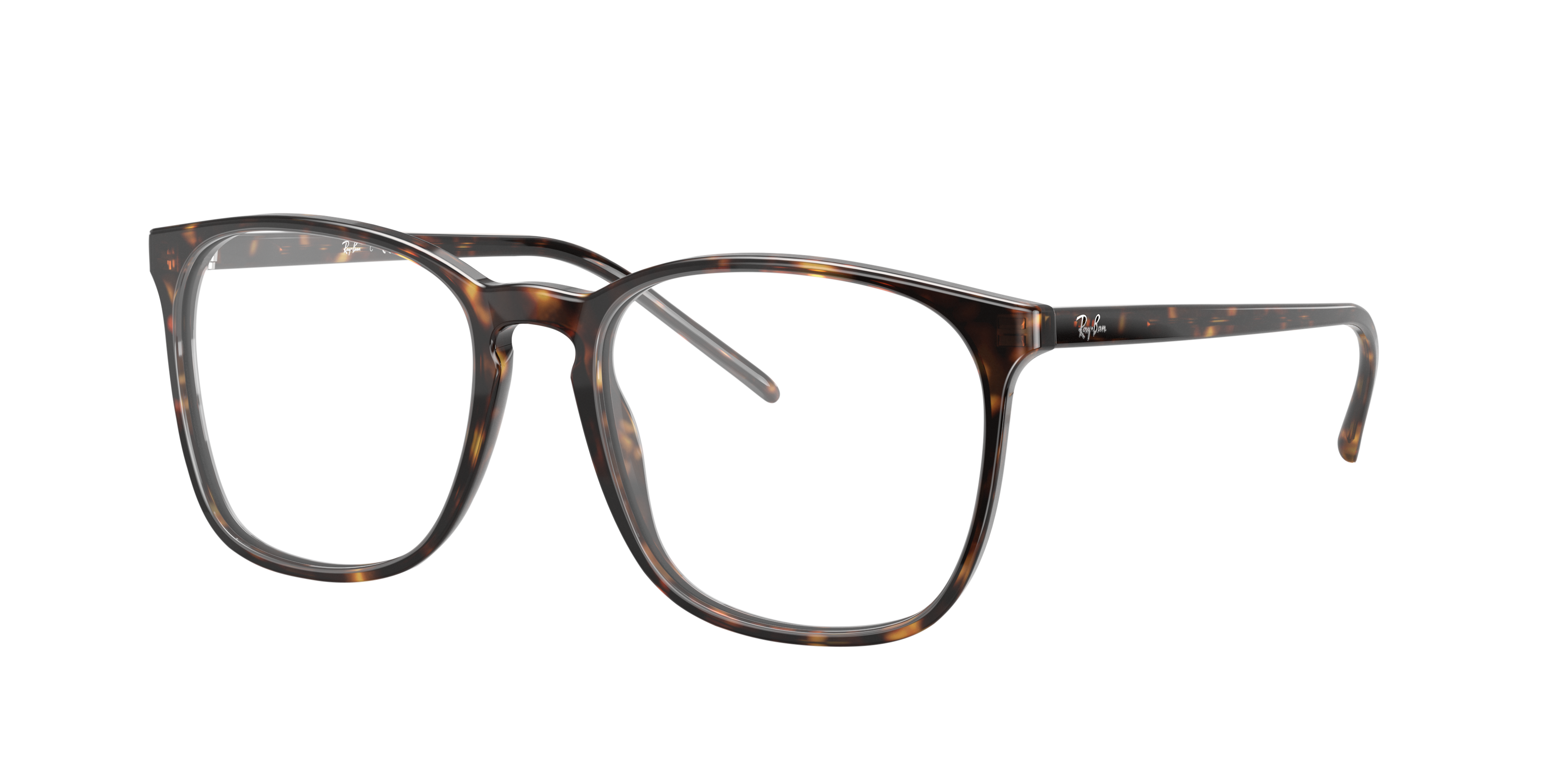 RB5387 Havana AcetaatEyeglass Frames van B24, Hoekweergave