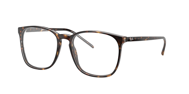 RB5387 Havana AcetaatEyeglass Frames van B24, Hoekweergave
