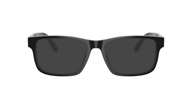 EA3265U Schwarz glänzend AcetatEyeglass Frames von B24, mit getönten Gläsern