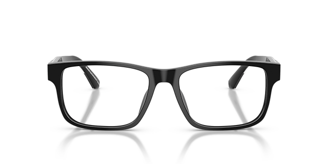EA3265U Schwarz glänzend AcetatEyeglass Frames von B24, Vorderansicht