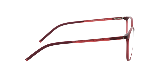Conroe Rood KunststofEyeglass Frames van B24, Zijaanzicht