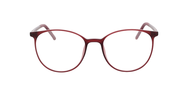 Conroe Rood KunststofEyeglass Frames van B24, Vooraanzicht