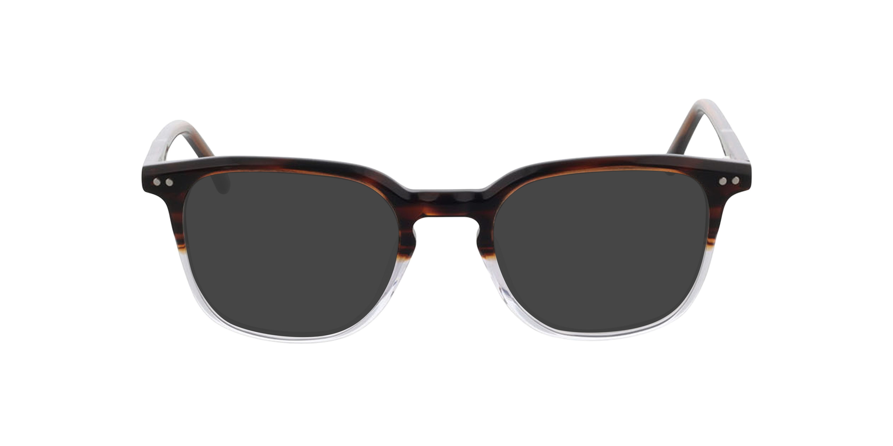 Orlando Tweelaags demi  &  kristal AcetaatEyeglass Frames van B24, met getinte lenzen