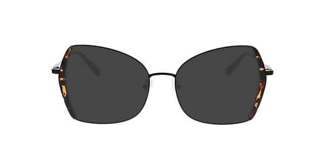 Cleo Zwart MetaalEyeglass Frames van B24, met getinte lenzen