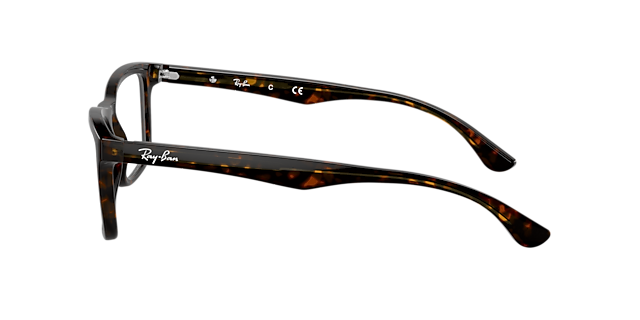 RB5279 Donker Havana AcetaatEyeglass Frames van B24, Zijaanzicht