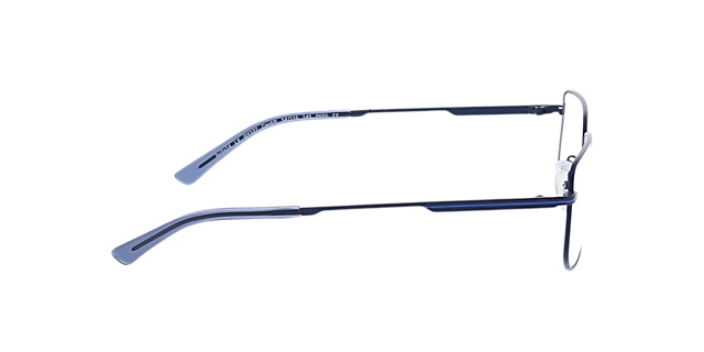 Cardiff Matt Navy Blue MetallEyeglass Frames von B24, Seitenansicht