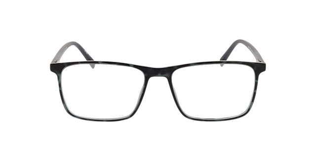 Rockford Grey Havana & Crystal Grey KunststoffEyeglass Frames von B24, Vorderansicht