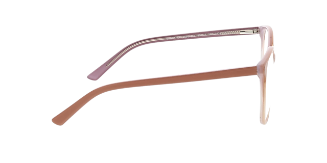 Mia Drielaags gradiënt roze AcetaatEyeglass Frames van B24, Zijaanzicht