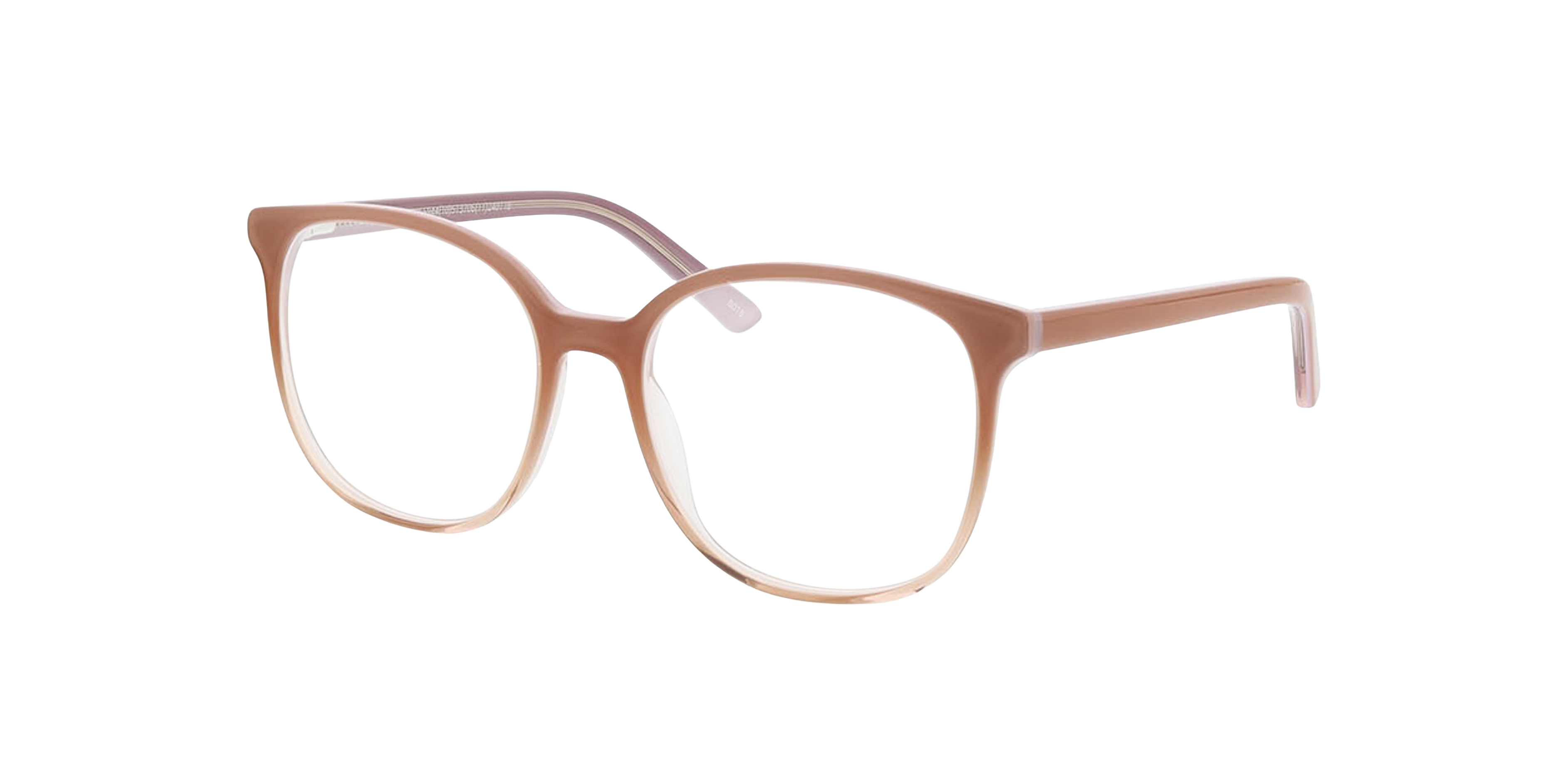 Mia Trilayer Gradient Pink AcetatEyeglass Frames von B24, Dreiviertelansicht