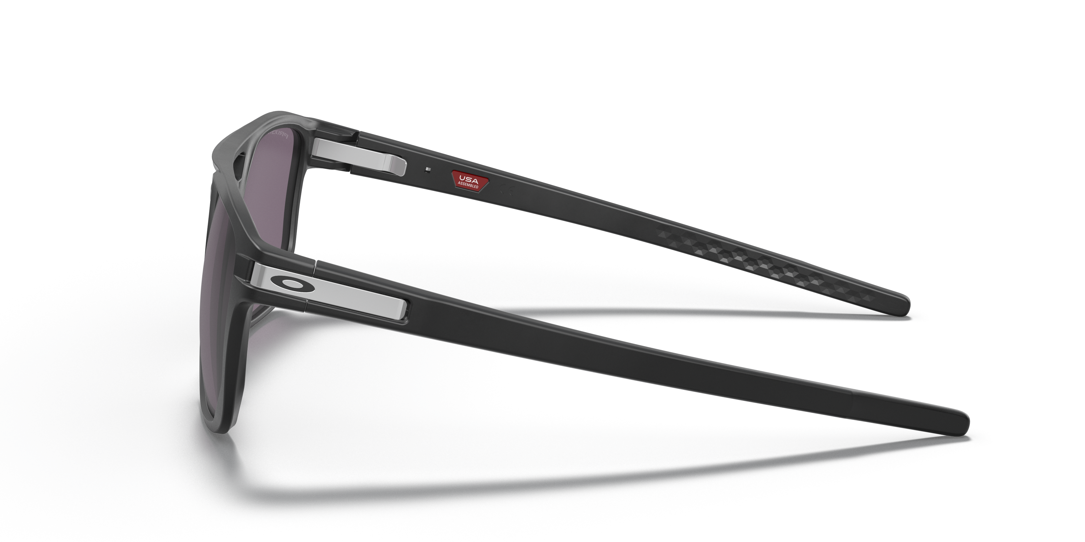 Latch™ Beta Matt Schwarz KunststoffSunglass Frames von B24, Seitenansicht